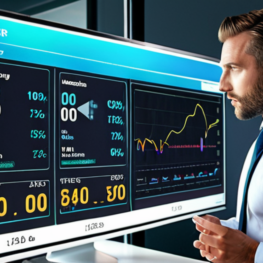 A focused business leader, male or female, meticulously analyzing a transparent holographic financial dashboard displaying key performance indicators (KPIs) like revenue, profit margins, and liquidity ratios. The mood is one of clarity and insight, signifying a thorough financial health check for business expansion. The background is a modern, clean office environment.